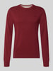 s.Oliver RED LABEL Regular Fit Pullover aus reiner Baumwolle Bordeaux