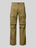 G-Star Raw Regular fit cargobroek met achterzakken, model 'Core' Olijfgroen