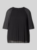 s.Oliver BLACK LABEL Blusenshirt aus Viskose mit Plisseefalten Black