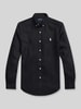 Polo Ralph Lauren Regular Fit Freizeithemd aus reinem Leinen Black