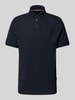 HECHTER PARIS Poloshirt met korte knoopsluiting Marineblauw
