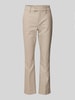 MOS MOSH Slim Fit Stoffhose mit Eingrifftaschen Modell 'ELLEN NIGHT' Taupe