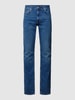 Tommy Hilfiger Pants Straight Leg Jeans im 5-Pocket-Design Modell 'DENTON' Dunkelblau
