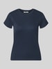 Pepe Jeans męski t-shirt o kroju regular fit z mieszanki bawełny model 'MERIDA' Granatowy