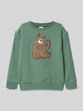 Name It Sweatshirt met motiefdetail Donkergroen