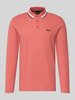 BOSS Green Regular Fit Poloshirt aus reiner Baumwolle Modell 'Plisy' Pink