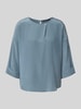 Luisa Cerano Blusenshirt mit 3/4-Ärmel Rauchblau