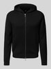 ARMANI EXCHANGE Gebreid jack met capuchon Zwart