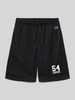 CHAMPION Regular fit sweatshorts met labelprint Zwart