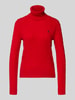 Polo Ralph Lauren Strickpullover mit Label-Stitching Rot