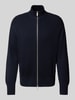 SELECTED HOMME Cardigan met tweewegsritssluiting, model 'DRY' Donkerblauw