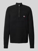 Tommy Jeans Strickpullover mit Stehkragen Black