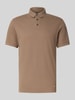 Emporio Armani Regular Fit Poloshirt mit Logo-Stitching Taupe