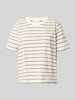 Selected T-shirt o kroju boxy fit z czystej bawełny model 'ESSENTIAL' Złamany biały