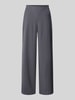 Jake*s Collection Stoffhose aus Viskose-Mix mit elastischem Bund Dunkelgrau