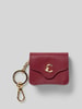 Coccinelle Portemonnee met logo-applicatie Bordeaux