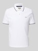 Gant Poloshirt mit Label-Stitching Weiss
