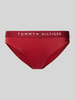 TOMMY HILFIGER Bikinibroekje met elastische band met label Donkerrood