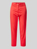 Christian Berg Woman Tapered Fit Chino mit verkürztem Schnitt Orange