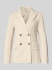 Weekend Max Mara Regular Fit Longblazer mit doppelter Knopfleiste Modell 'WKDCOLIBRI' Offwhite