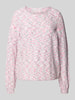 Christian Berg Woman Gebreide pullover met ronde hals Roze