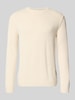 Marc O'Polo Denim Regular Fit Strickpullover aus Baumwoll-Mix Offwhite