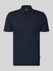 BOSS koszulka polo o kroju regular fit z mieszanki bawełny model 'PARLAY 240' Granatowy