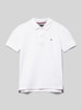 Tommy Hilfiger Kids Poloshirt mit Logo-Stitching Weiss