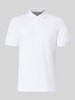 s.Oliver RED LABEL Regular Fit Poloshirt aus reiner Baumwolle Weiss