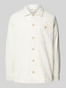 Lindbergh Relaxed fit overshirt met opgestikte borstzak Offwhite