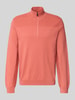 BOSS Green Regular Fit Pullover mit Schurwoll-Anteil Modell 'KN_Momentum-X QZ' Pink