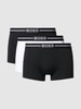 BOSS Boxershort met stretch in set van 3 Zwart