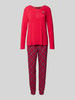 Lauren Ralph Lauren Relaxed fit pyjama met viscose Rood