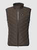 EA7 Emporio Armani Bodywarmer met labelpatch Antraciet