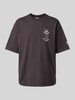 DEUS EX MACHINA T-Shirt mit Label-Print Anthrazit