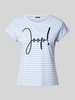 JOOP! T-Shirt mit Label-Stitching Modell 'Teri' Bleu