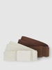 URBAN CLASSICS Gürtel aus Textil im 2er-Pack Offwhite
