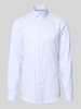 Christian Berg Men Regular Fit Business-Hemd mit extra langem Arm Bleu