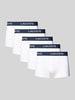 Lacoste Boxershort met elastische band met logo in een set van 5 stuks Wit