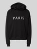 Gina Tricot Oversized Hoodie mit Statement-Print Black