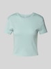Only Slim Fit T-shirt aus reiner Baumwolle Modell 'ELINA' Schilf