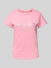 Guess Activewear T-Shirt mit Strasssteinbesatz Modell 'NARCISO' Pink