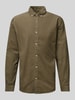 MCNEAL Freizeithemd mit Button-Down-Kragen Khaki