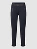Cambio Skinny Fit Hose mit elastischem Logo-Bund Modell 'Jordi' Marineblau
