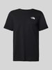 The North Face T-Shirt mit Label-Print Modell 'Simple Dome' Black