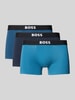 BOSS Boxershort van katoenmix in set van 3 Petrol