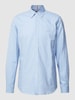 BOSS Orange Regular fit vrijetijdsoverhemd met button-downkraag, model 'Rickert’ Lichtblauw