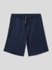 s.Oliver RED LABEL Sweatshorts met Franse steekzakken Marineblauw