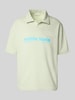 Calvin Klein Jeans Relaxed Fit Poloshirt mit Label-Print Mint