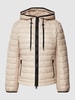 Marc Cain Gewatteerd jack met labelapplicatie Beige